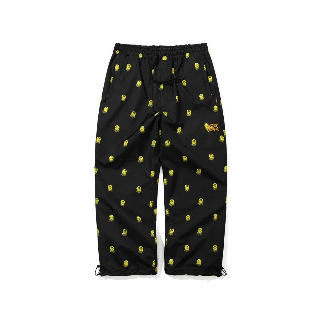 gooning gear BSRabbit x Goon Gear SMILE WIDE TRACK PANTS BLACK