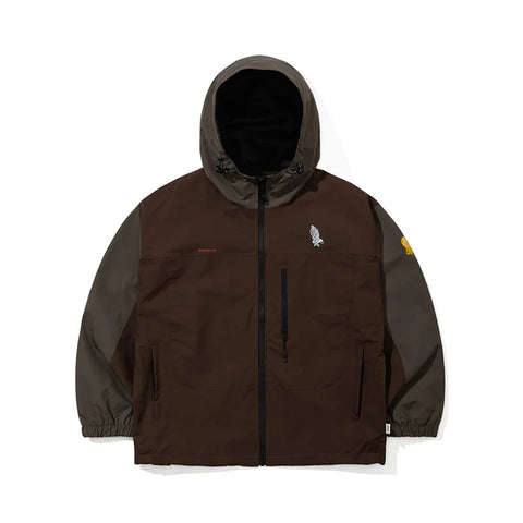 BSRabbit x Goon Gear PRAYER STORMLITE JACKET DARK BROWN BSRabbit x Goon Gear PRAYER STORMLITE JACKET DARK BROWN