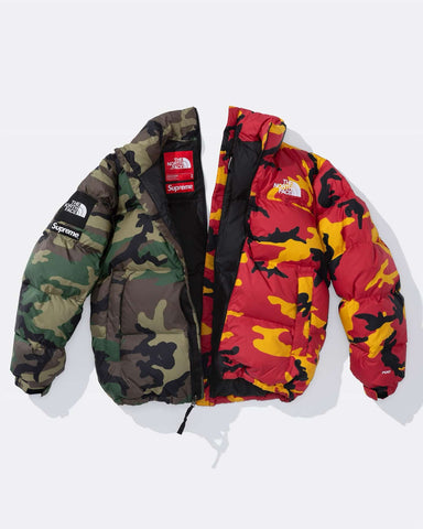 Supreme X The North Face Split Nuptse Camo Jacket Supreme X The North Face Split Nuptse Camo Jacket