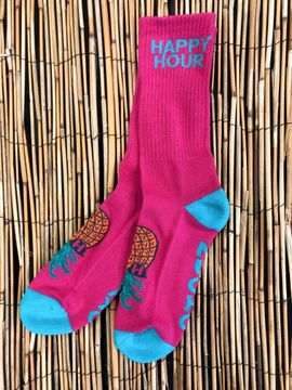Sock | Mucho Relaxo | Hot Pink/Teal