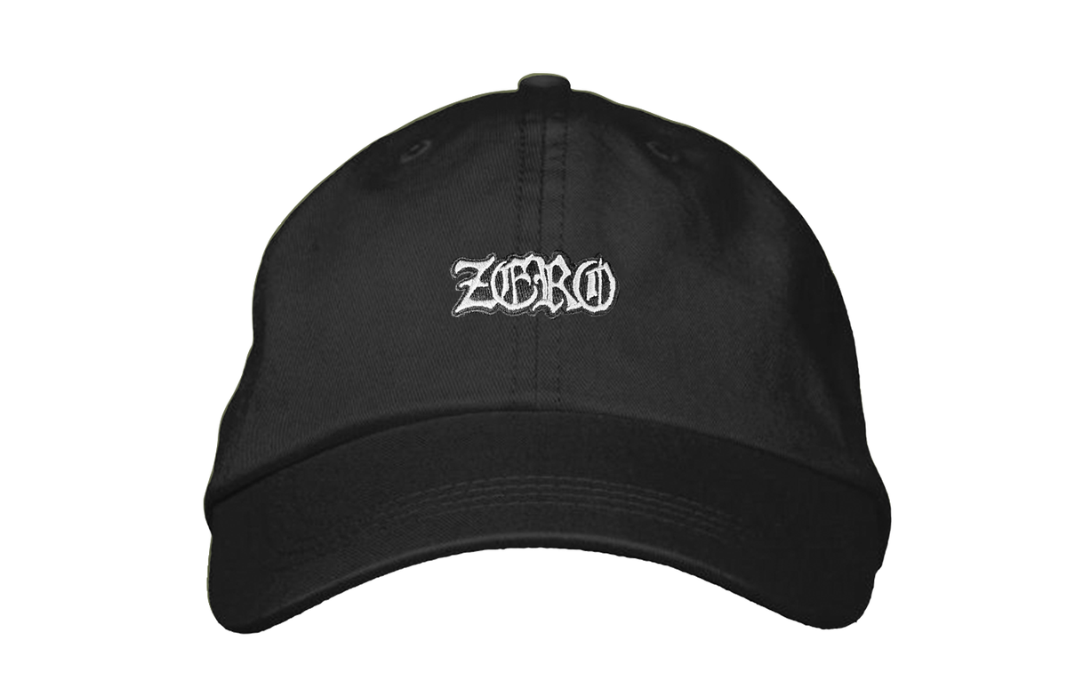 ZERO SINGLE SKULL DAD HAT - BLACK
