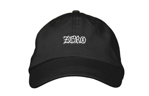 ZERO SINGLE SKULL DAD HAT - BLACK