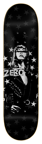 ZERO KISS OFF - SILVER FOIL 8.5" SKATEBOARD DECK