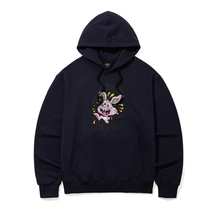 BSRabbit STRANGE RABBIT WORLD HOODIE NAVY