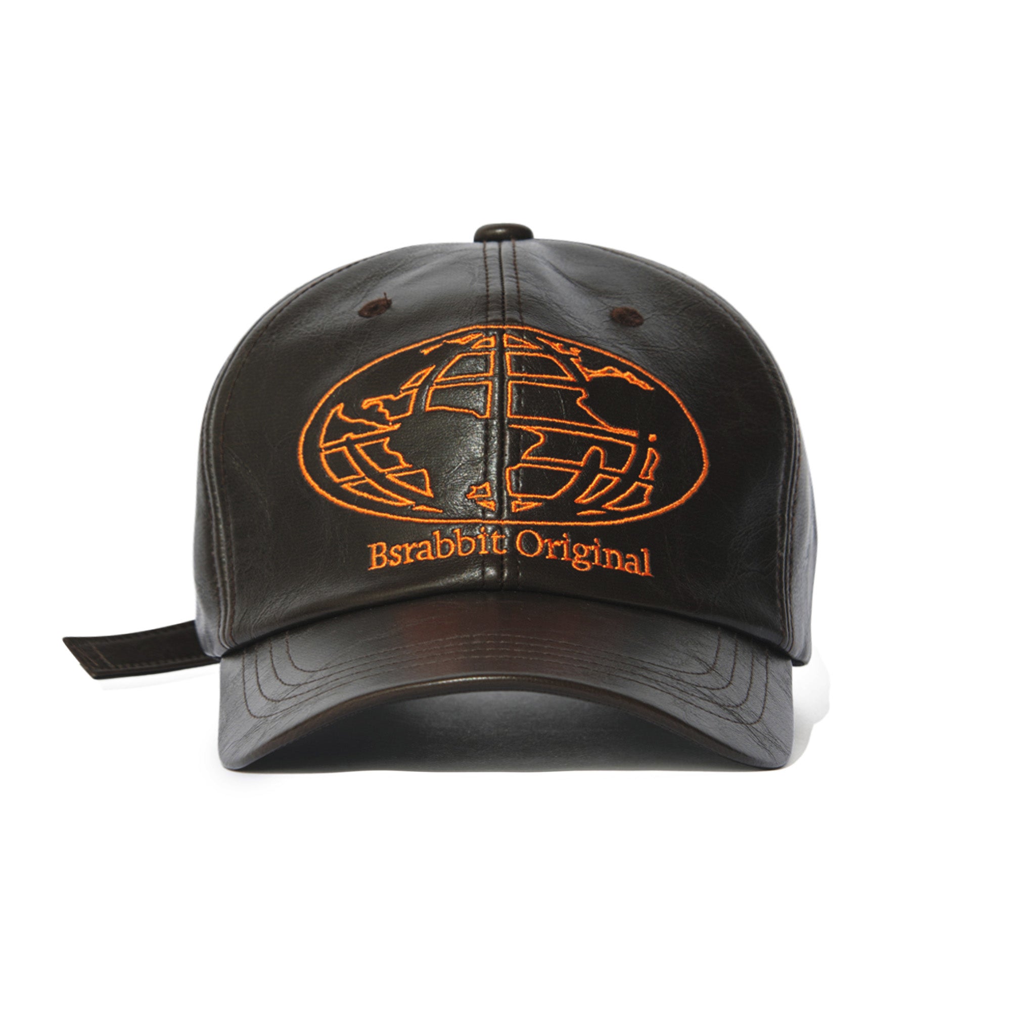 BSRABBIT WORLDWIDE CAP VINTAGE LEATHER BROWN – Donut Shoppe Store