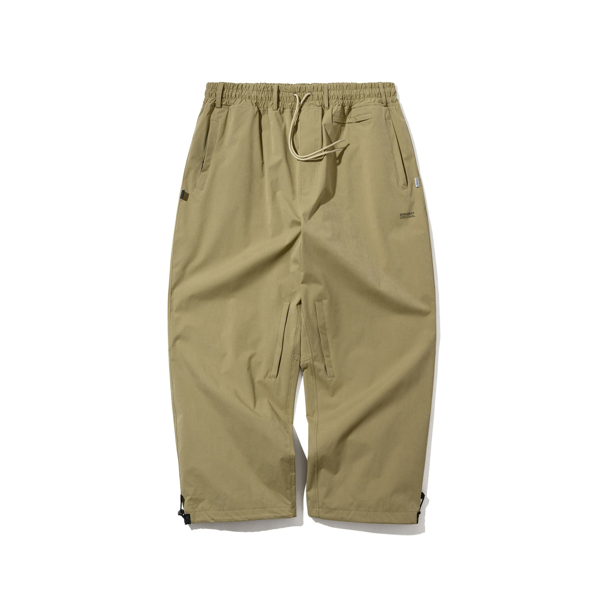 BSRABBIT SOFT PEACH SUPER WIDE VENTILATION PANTS KHAKI