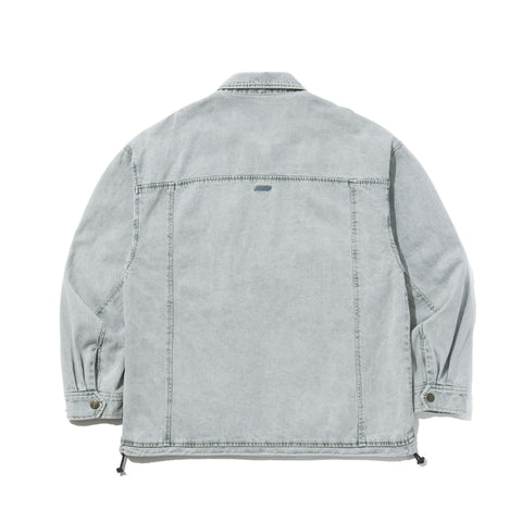 BSRabbit x Drink Sexy wax real denim collar jacket light blue