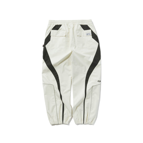 BSRABBIT EXQUISITE 3L WIDE JOGGER PANTS CREAM