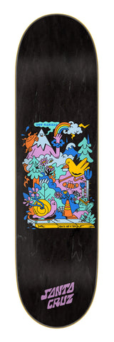 8.00in Skate Like A Girl Santa Cruz Skateboard Deck