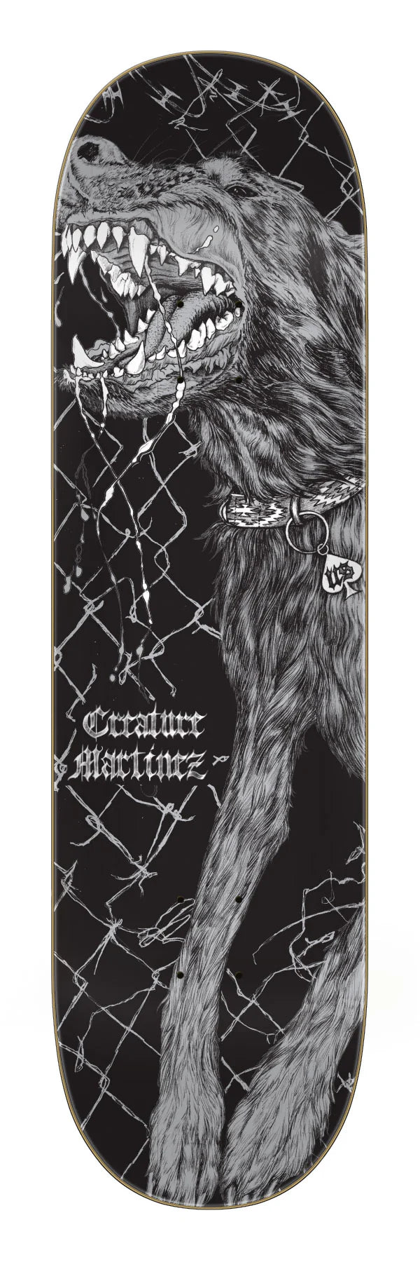 8.6in Martinez Guero Creature Skateboard Deck