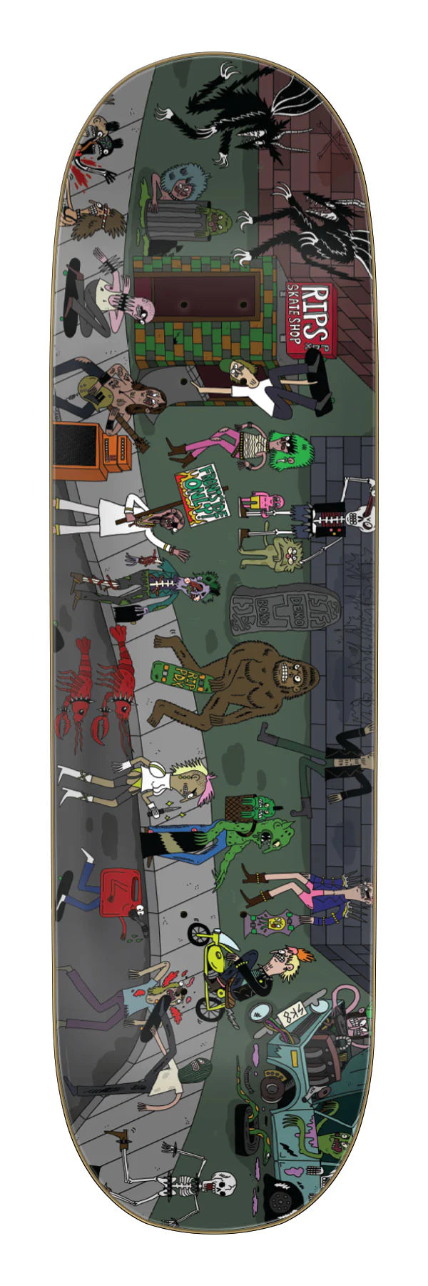 9.0in Kimbel Shred Party Deux Creature Skateboard Deck
