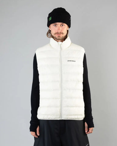 Beyond Medals Packable Down Vest Off White - Unisex