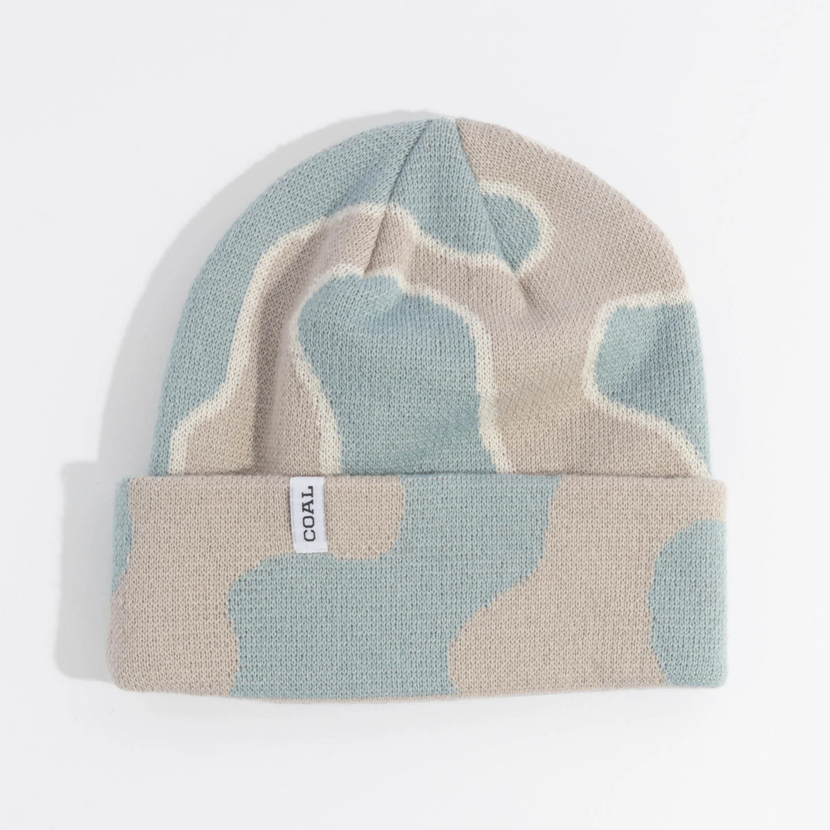 COAL The Haines Recycled Wool Beanie - SHALES BLUE WAVE