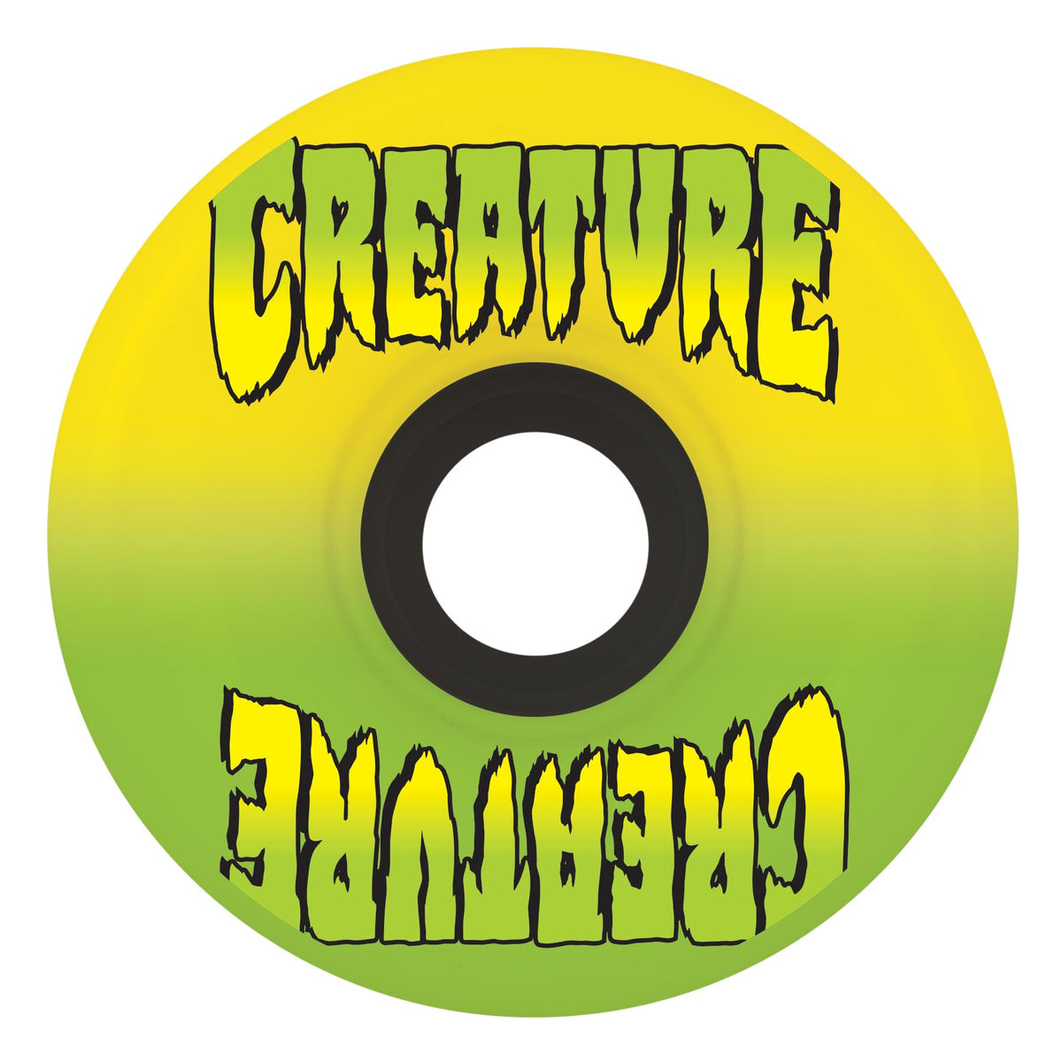 60mm Creature Bonehead Super Juice Yellow Green 78a OJ Wheels