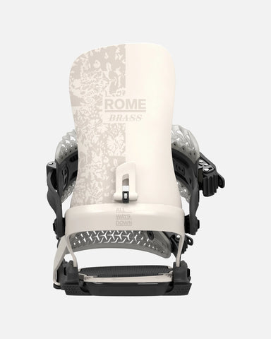 Rome Brass AW Snowboard Bindings Stone