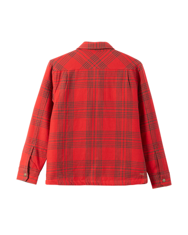 Dark Seas Zilker Flannel Shirt Red