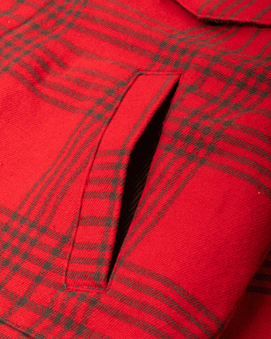 Dark Seas Zilker Flannel Shirt Red