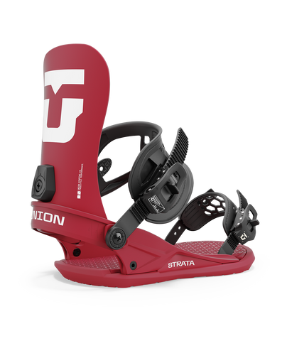 Union Strata Classic Snowboard Bindings 2025 - Burgundy