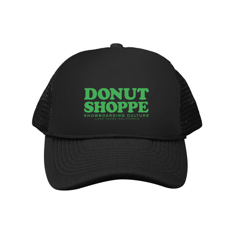 DONUT SHOPPE TRUCKER HAT BLACK