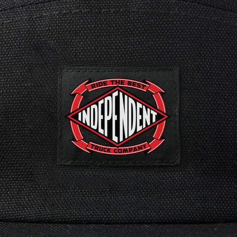 Summit Scroll Camp 5-Panel Independent Hat Black