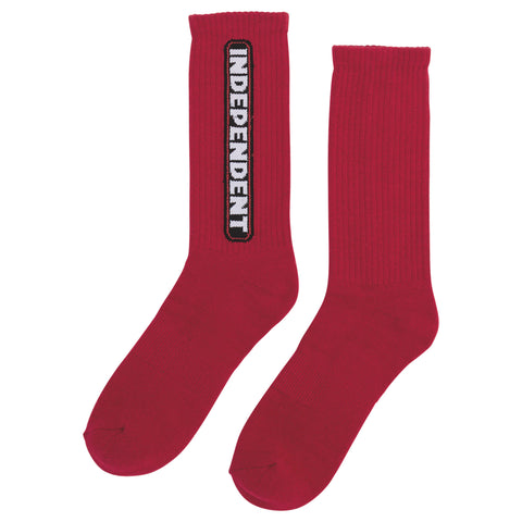 Bar Logo Mens Crew Socks Independent