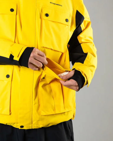 Beyond Medals Cargo Jacket 2L Yellow - Unisex