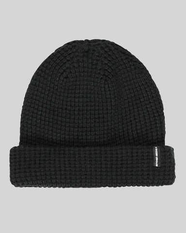 Beyond Medals Waffle Beanie - Black