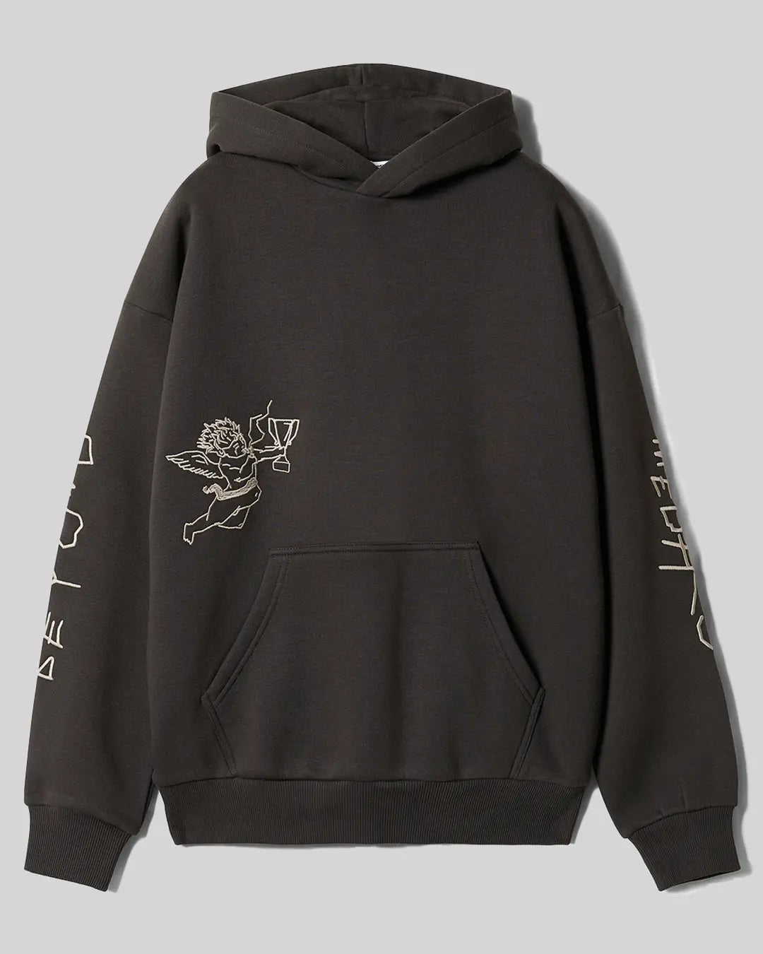 Beyond Medals Angel Hoodie 2.0 Black Grey - Unisex