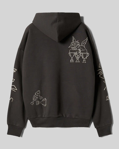 Beyond Medals Angel Hoodie 2.0 Black Grey - Unisex