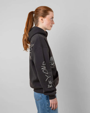 Beyond Medals Angel Hoodie 2.0 Black Grey - Unisex