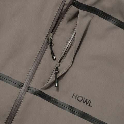 HOWL TAPED JACKET - MUSHROOM