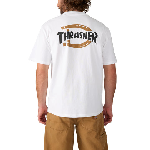 Dickies X Thrasher White S/S Shirt