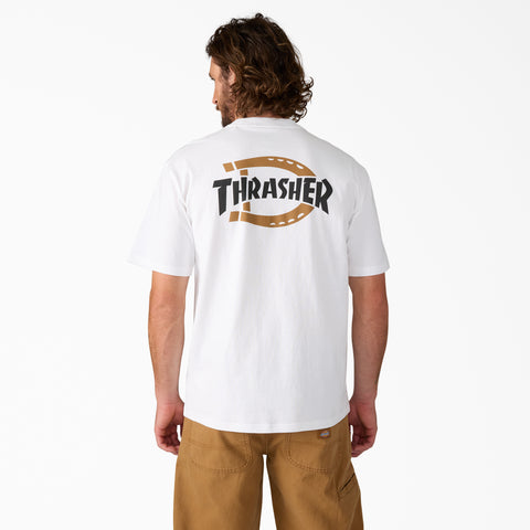 Dickies X Thrasher White S/S Shirt