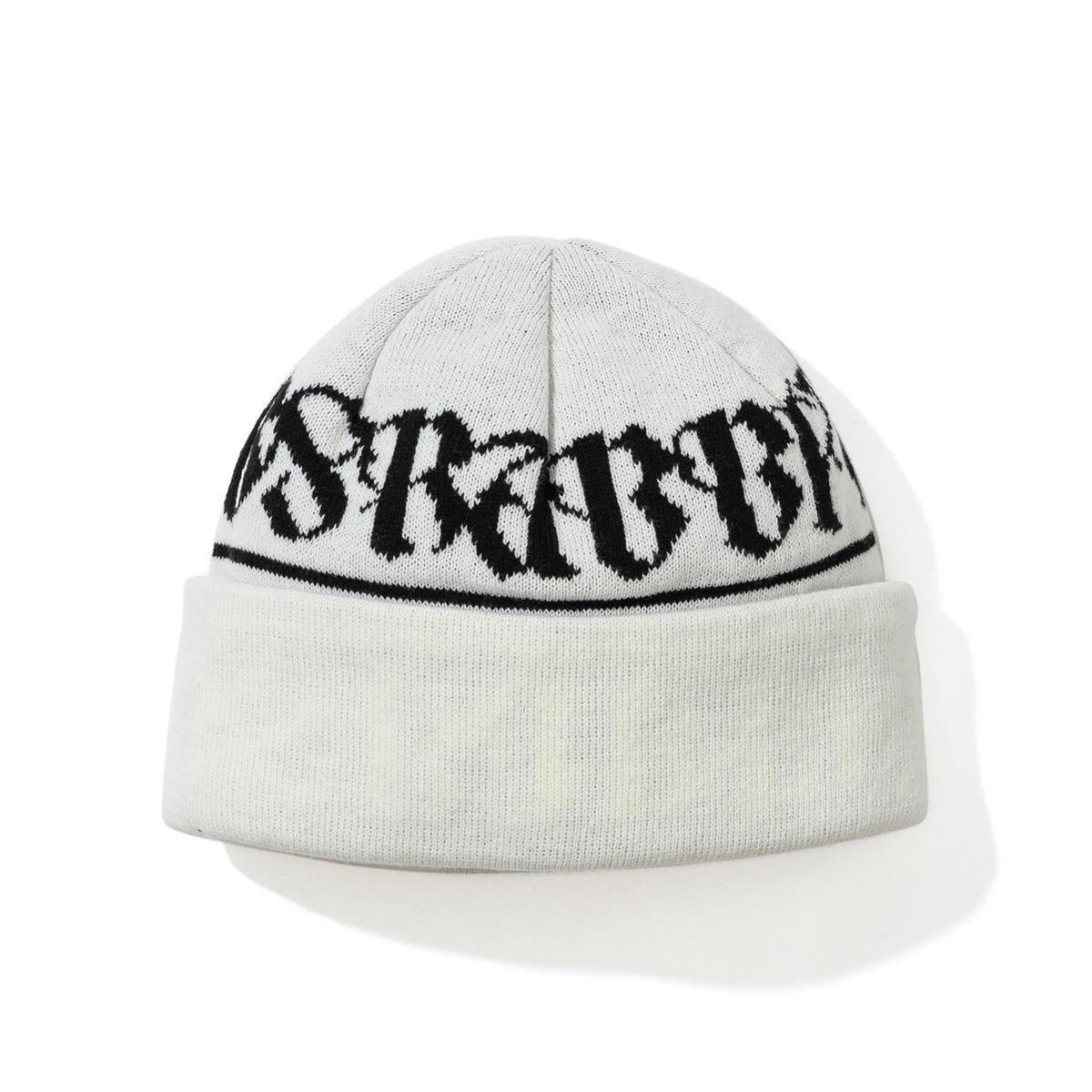 BsRabbit Logo Pattern Beanie White