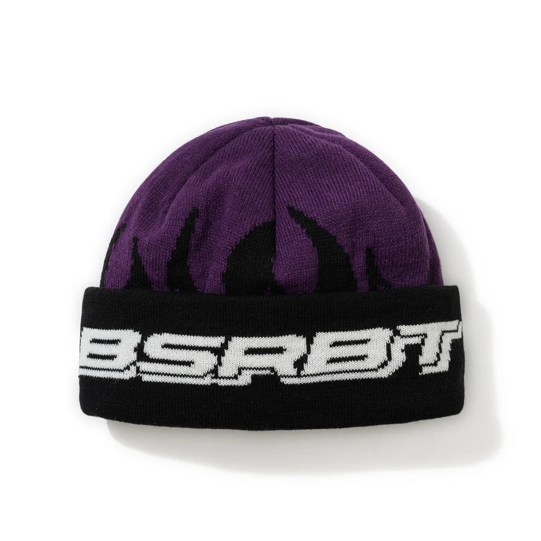 BSRABBIT Flame Double Sided Artwork Beanie Purple