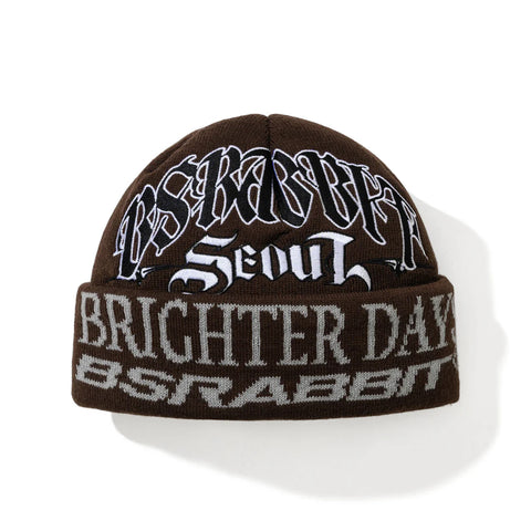 BSRABBIT Brighter Days Beanie Brown