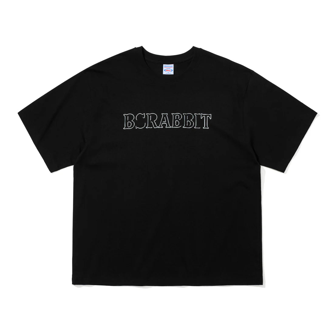 BSRabbit Bloktype Logo Box Black T-Shirt