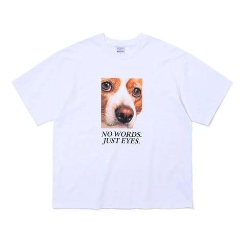 BSRabbit Just Eyes Lucky White T-Shirt