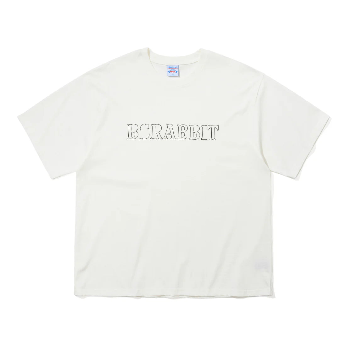 BSRabbit Bloktype Logo Box White T-Shirt