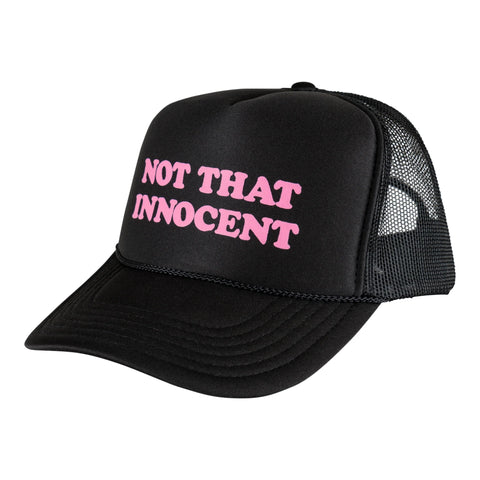 BRITNEY SPEARS X WELCOME - INNOCENT TRUCKER HAT - BLACK