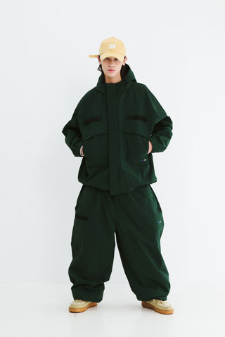 BSRabbit Refined Hooded jacket dark green