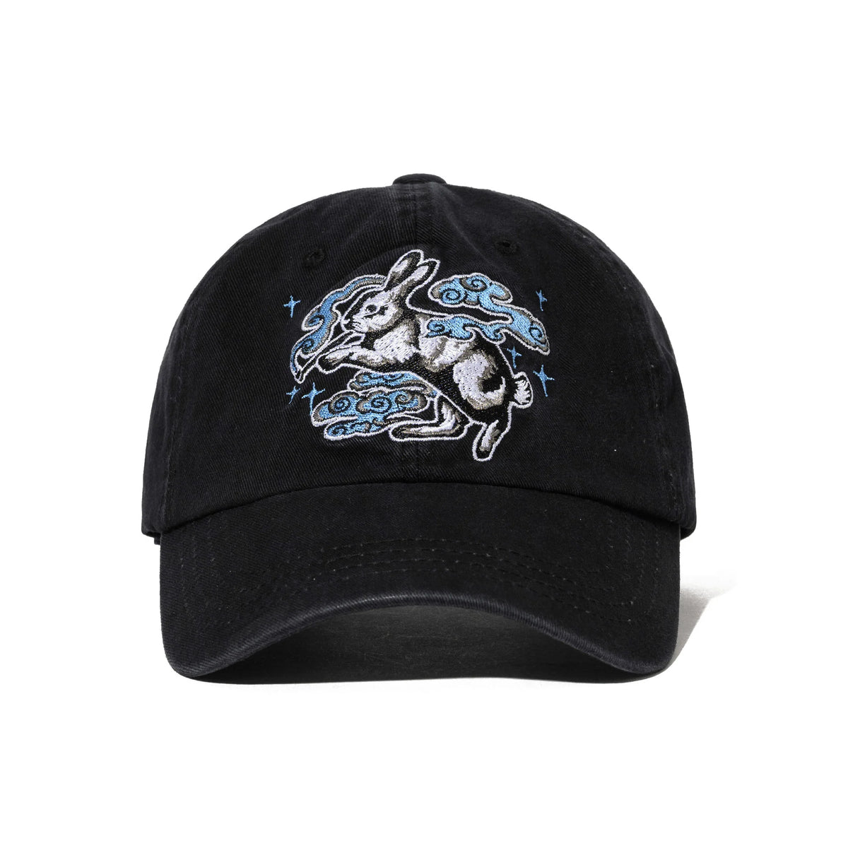 BsRabbit Smoking Rabbit Printed Cap Black