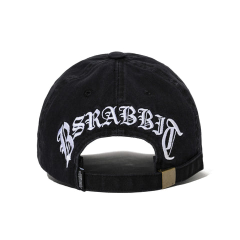 BsRabbit Smoking Rabbit Printed Cap Black