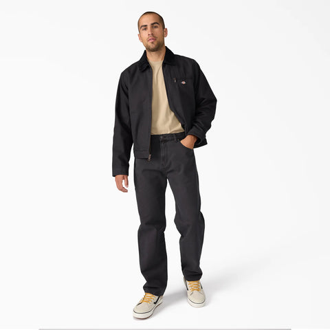 DICKIES Worn In Duck Carpenter Pants Black