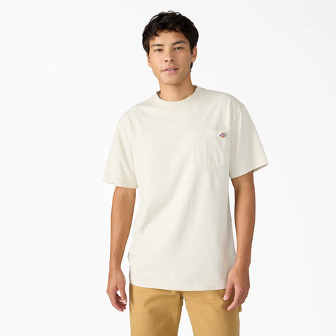 Dickies Worn In Heavyweight Pocket T-Shirt - Silver Birch