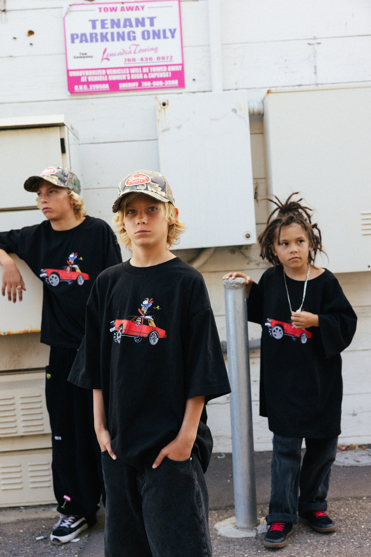 DONUT SHOPPE GANG COLLECTION - UNISEX BLACK T SHIRT