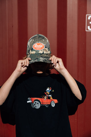 DONUT SHOPPE GANG COLLECTION - UNISEX BLACK T SHIRT