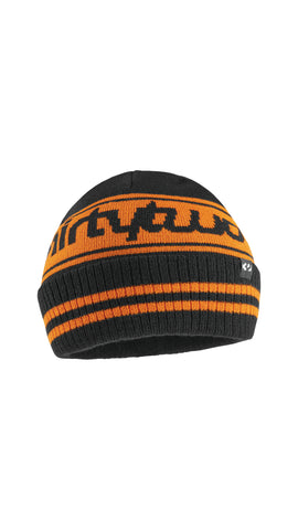 thirty-two - Double Beanie - Black/Orange