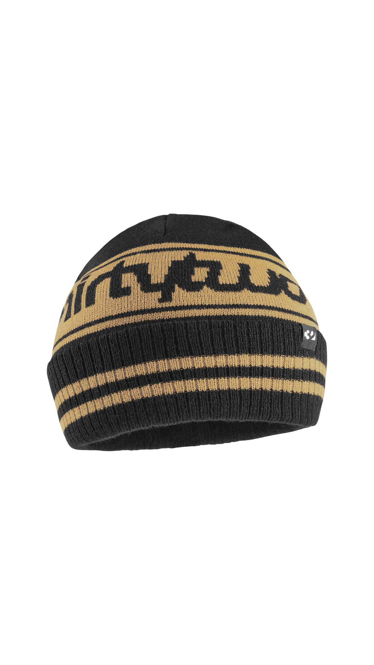 thirty-two - Double Beanie - Black/Tan