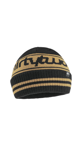 thirty-two - Double Beanie - Black/Tan